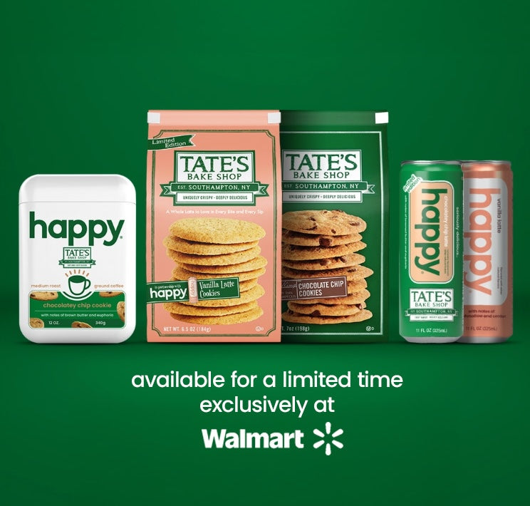 Happy + Tates - available exclusively at Walmart