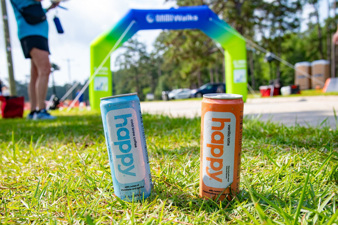 happy cans with the NAMI walk start in the background