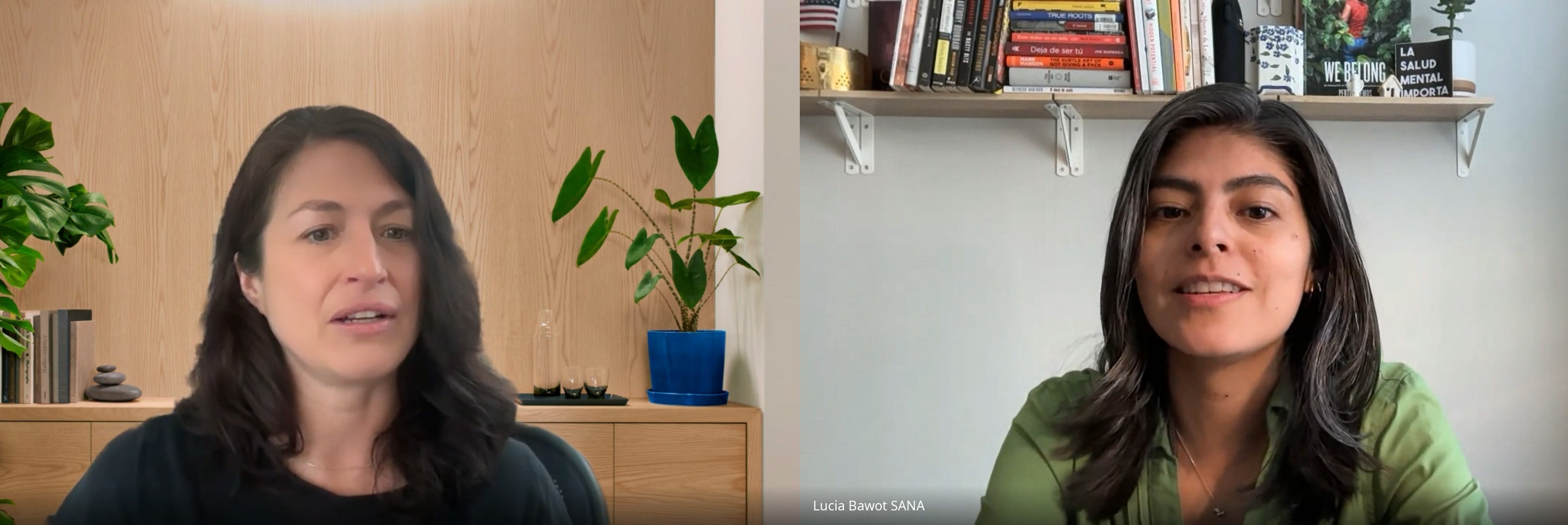 lucia bawot founder of SANA with women coffee farmers in colombia — happy products interview on mental health in the coffee industry