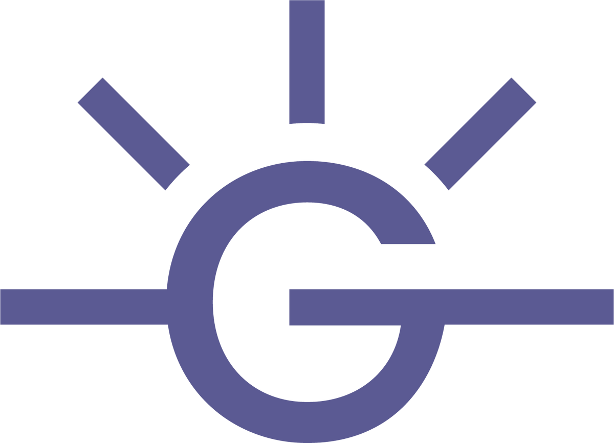 ground to grounds logo - purple
