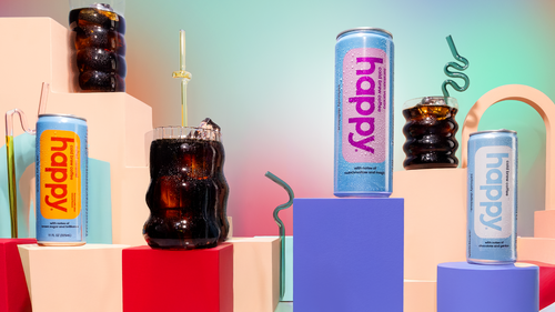 two new happy cold brew coffees - tahitian vanilla and salted caramel