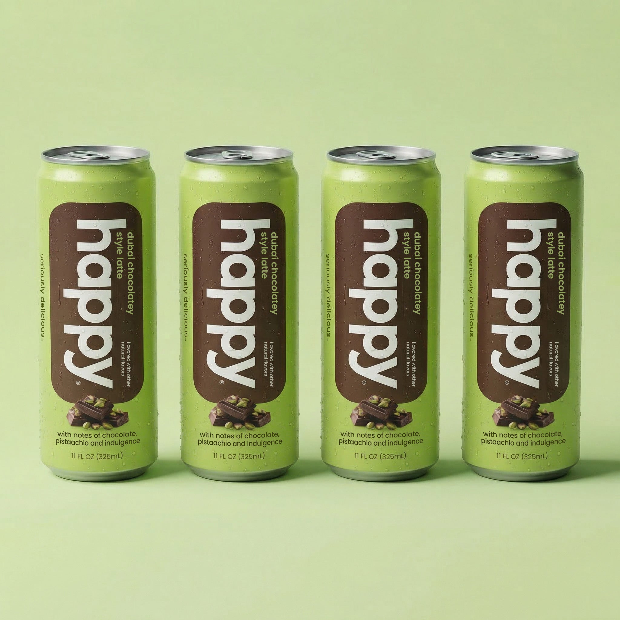 4-pack of happy Dubai Chocolatey Style Latte