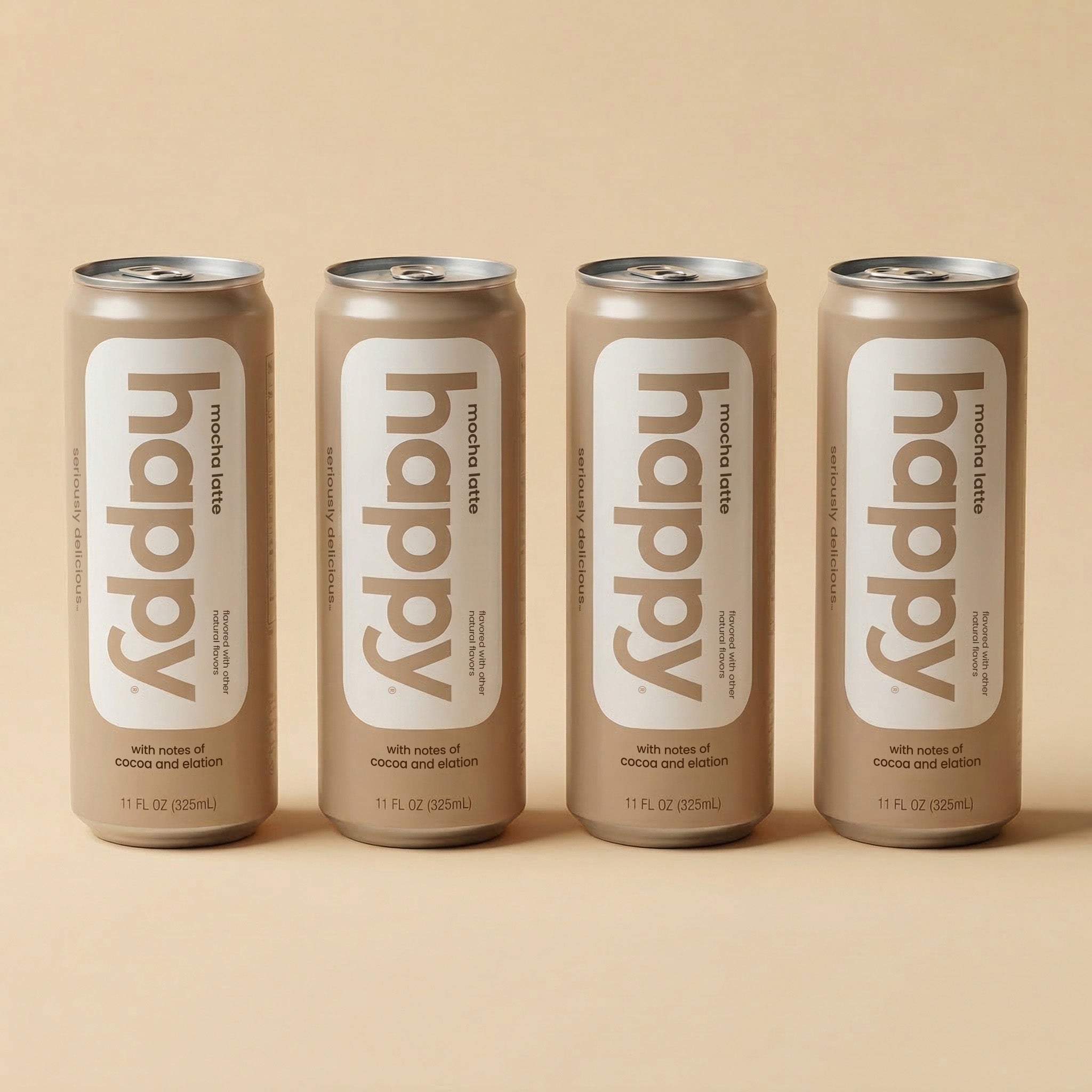4-pack of happy mocha lattes