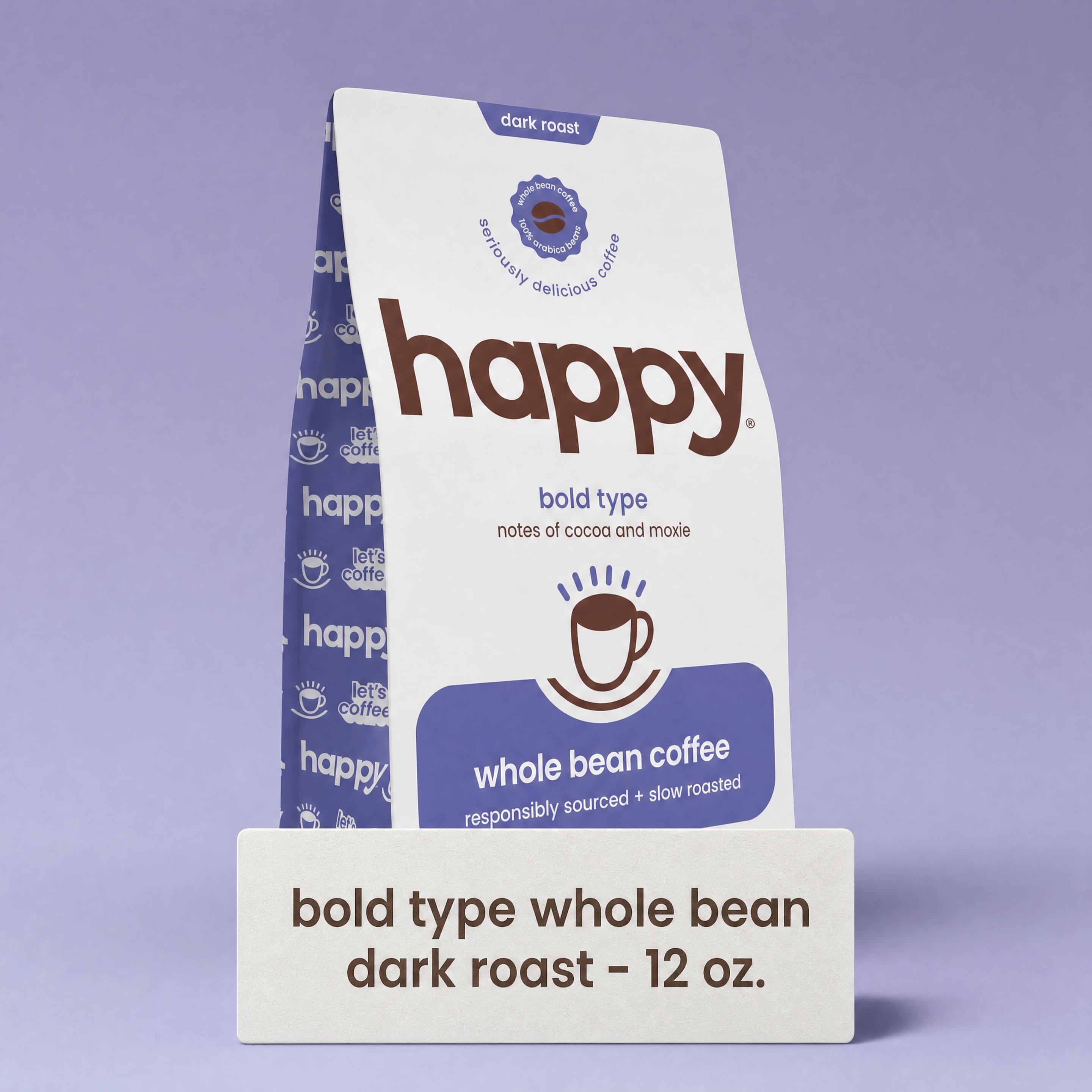 bold type whole bean dark roast 12 oz