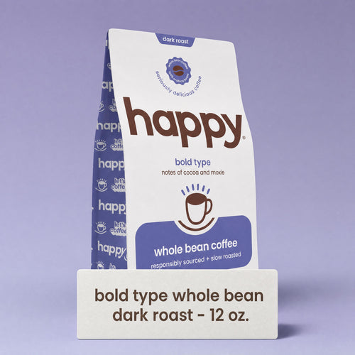 bold type whole bean dark roast 12 oz