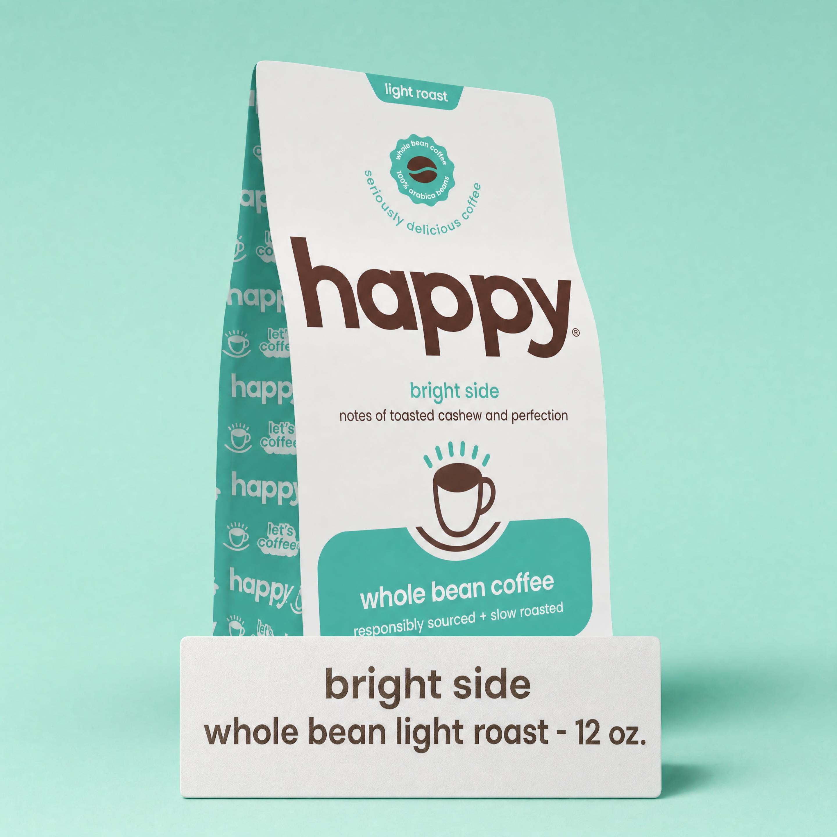 Bright side whole bean light roast 12 oz
