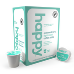 Happy Products, Extraordinary Light Roast Coffee, Coffee Pods, Ready to Brew, Single Serve Coffee, Compatible with Keurig 2.0 K-Cup - 22 ct, 22 Servings