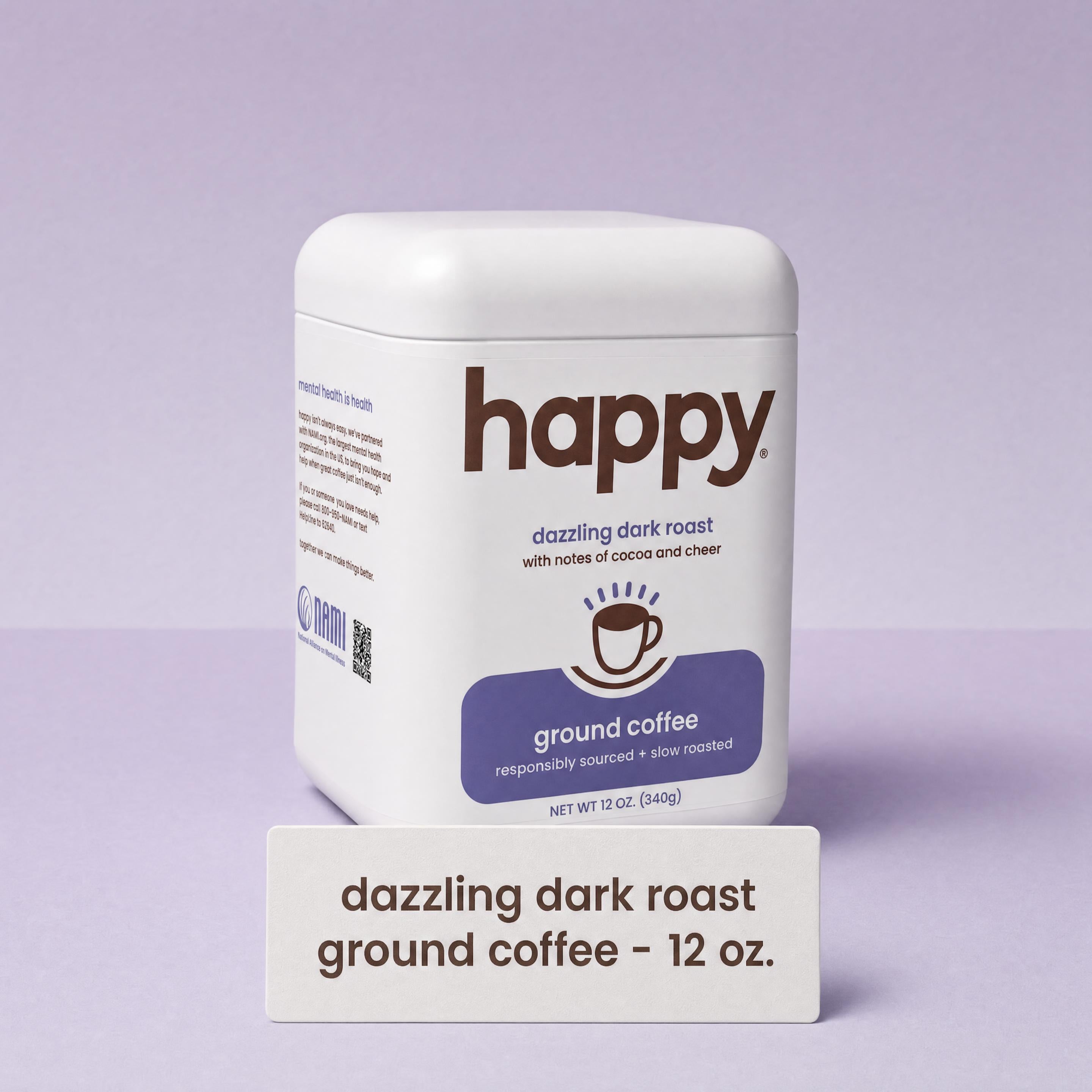 Dazzling dark roast ground coffee 12 oz