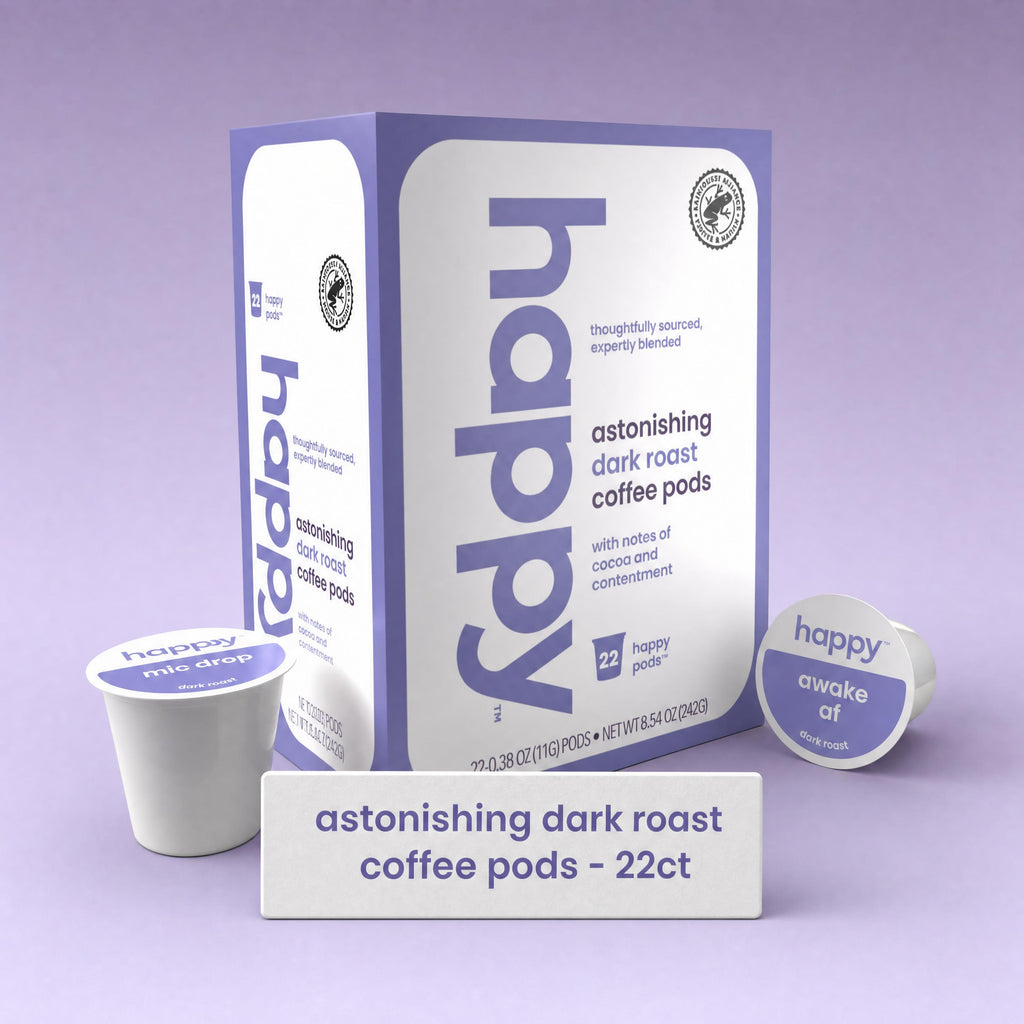 Astonishing dark roast coffee pods 22ct