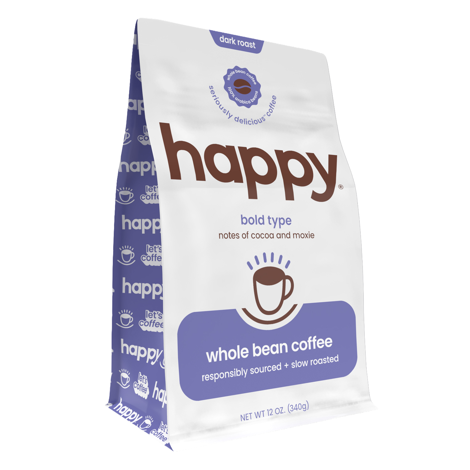 bold type dark roast whole bean coffee 12 oz