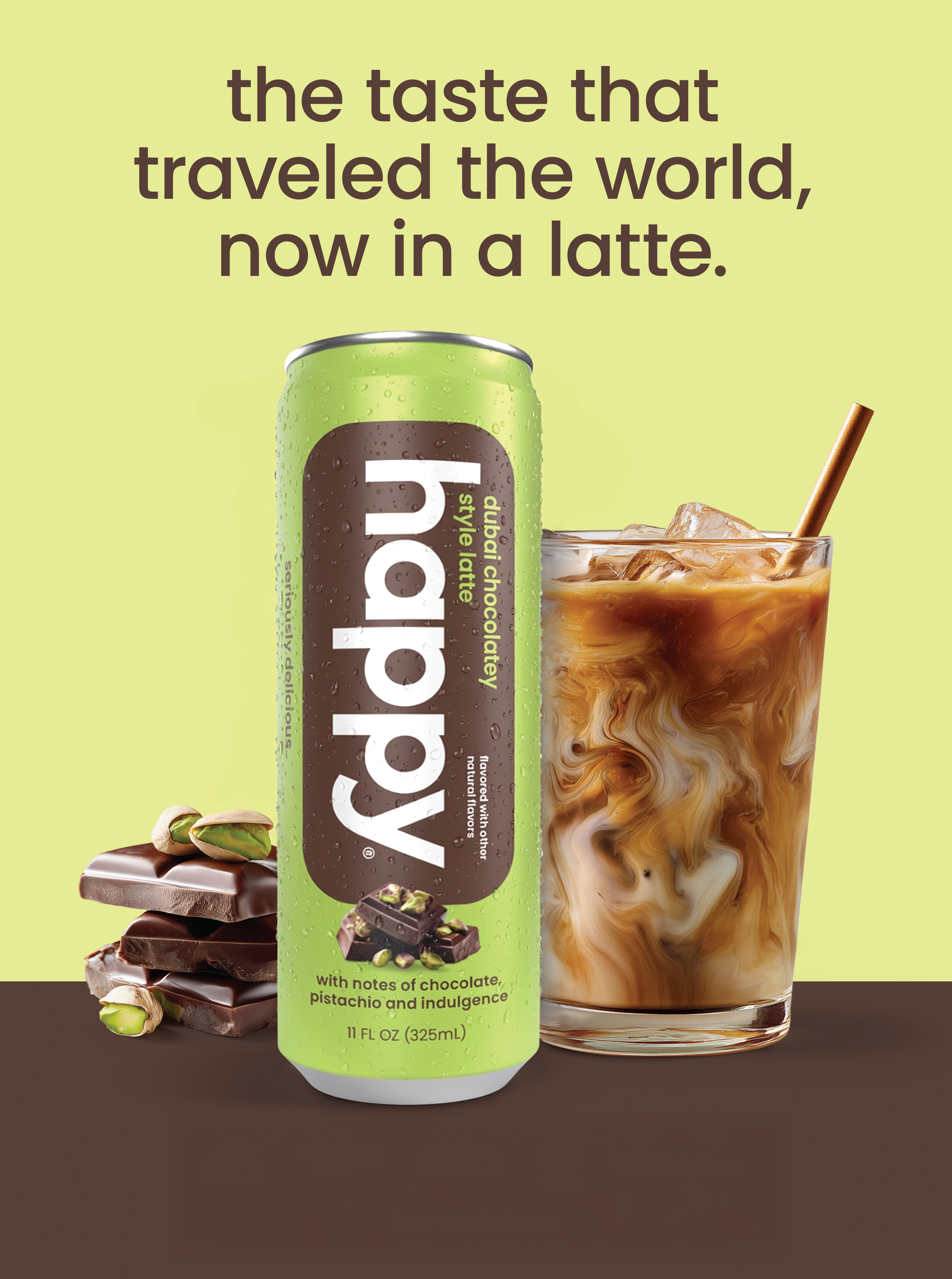 Dubai Chocolatey Latte - the taste that traveled the world, now in a latte