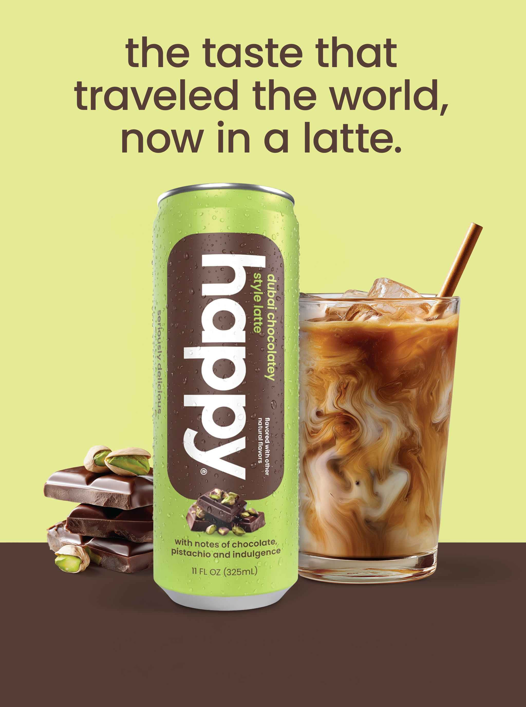 Dubai Chocolatey Latte - the taste that traveled the world, now in a latte