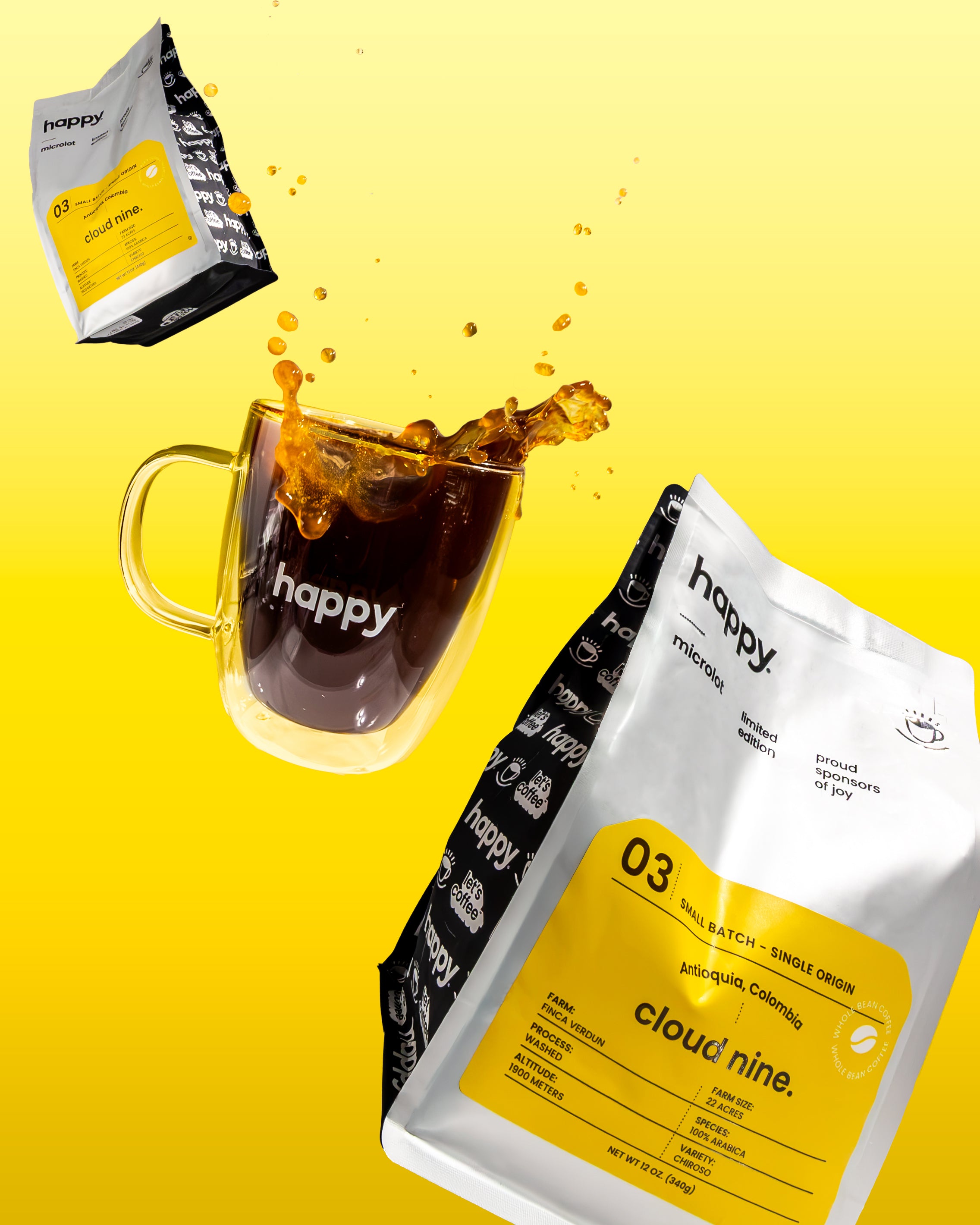 limited edition cloud nine - Colombian whole bean coffee - 12 oz