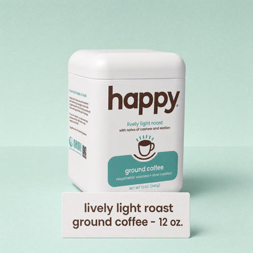 Lively light roast ground coffee 12 oz