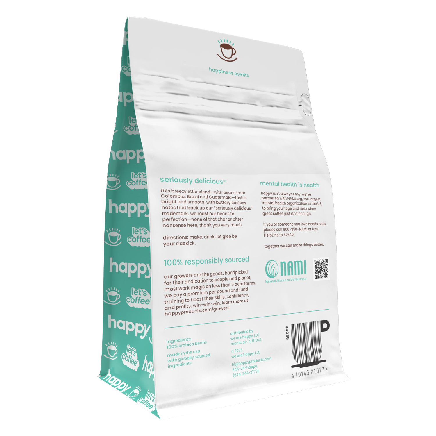 bright side light roast whole bean coffee 12 oz