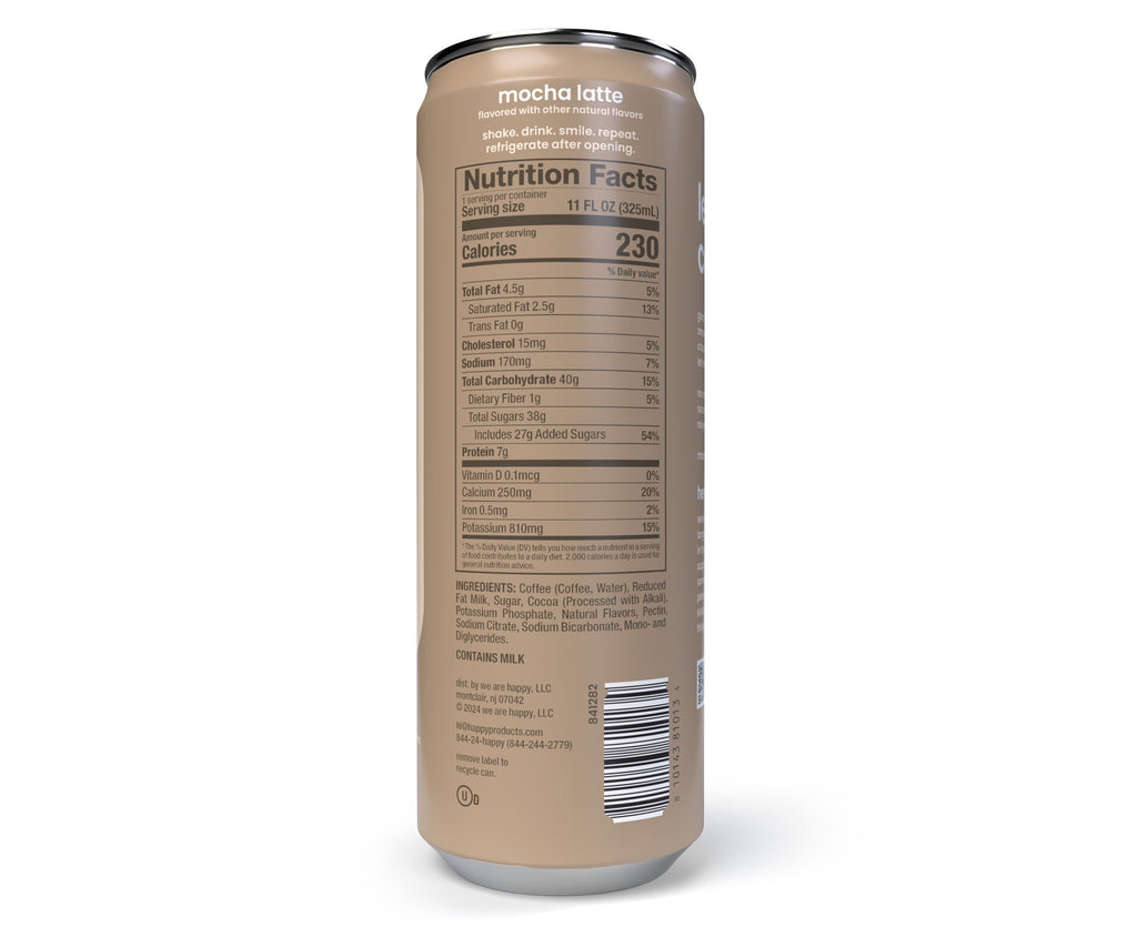 Mocha Latte Nutrition Facts