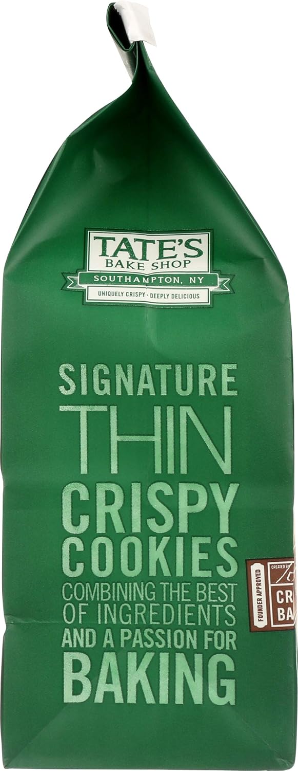 Side of pack of a Tate's Chocolate Chip Cookie Bag