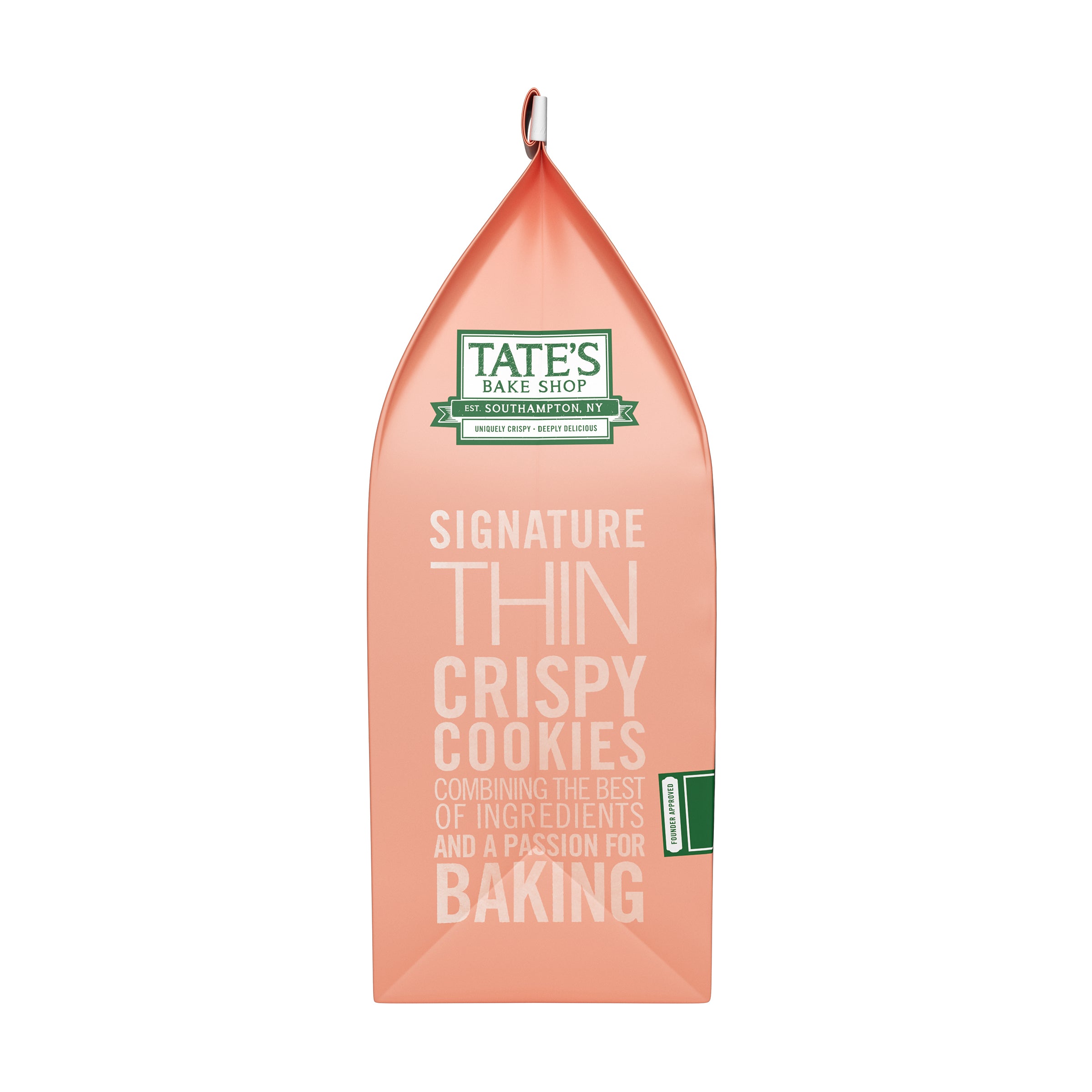 Side of Tate's Vanilla Latte Cookie Bag