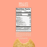 Vanilla Lattee cookies Nutrition Facts