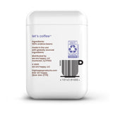 dark roast back of pack