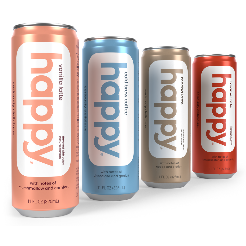new happy ready to drink cold brew coffees & lattes