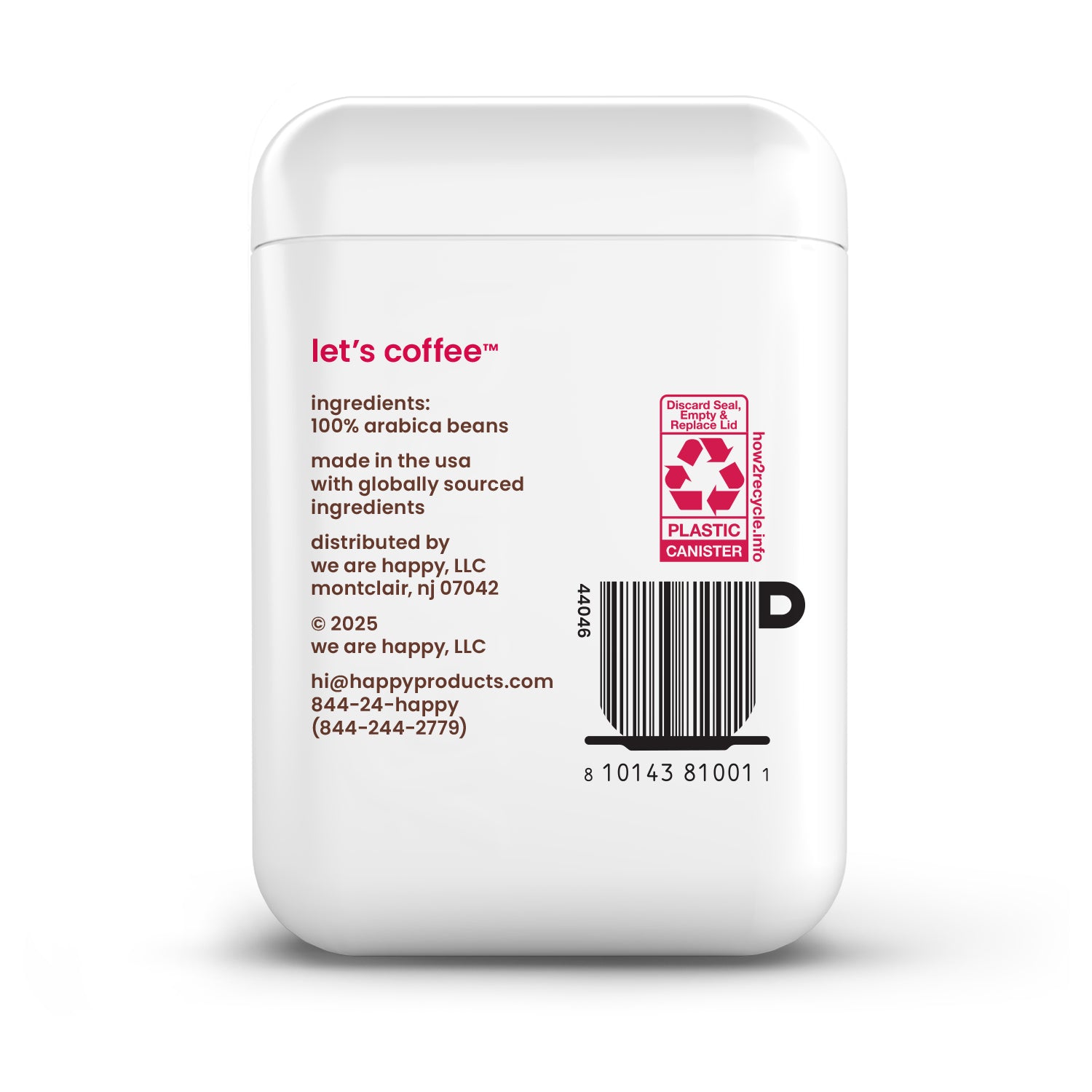 Medium Roast back of pack