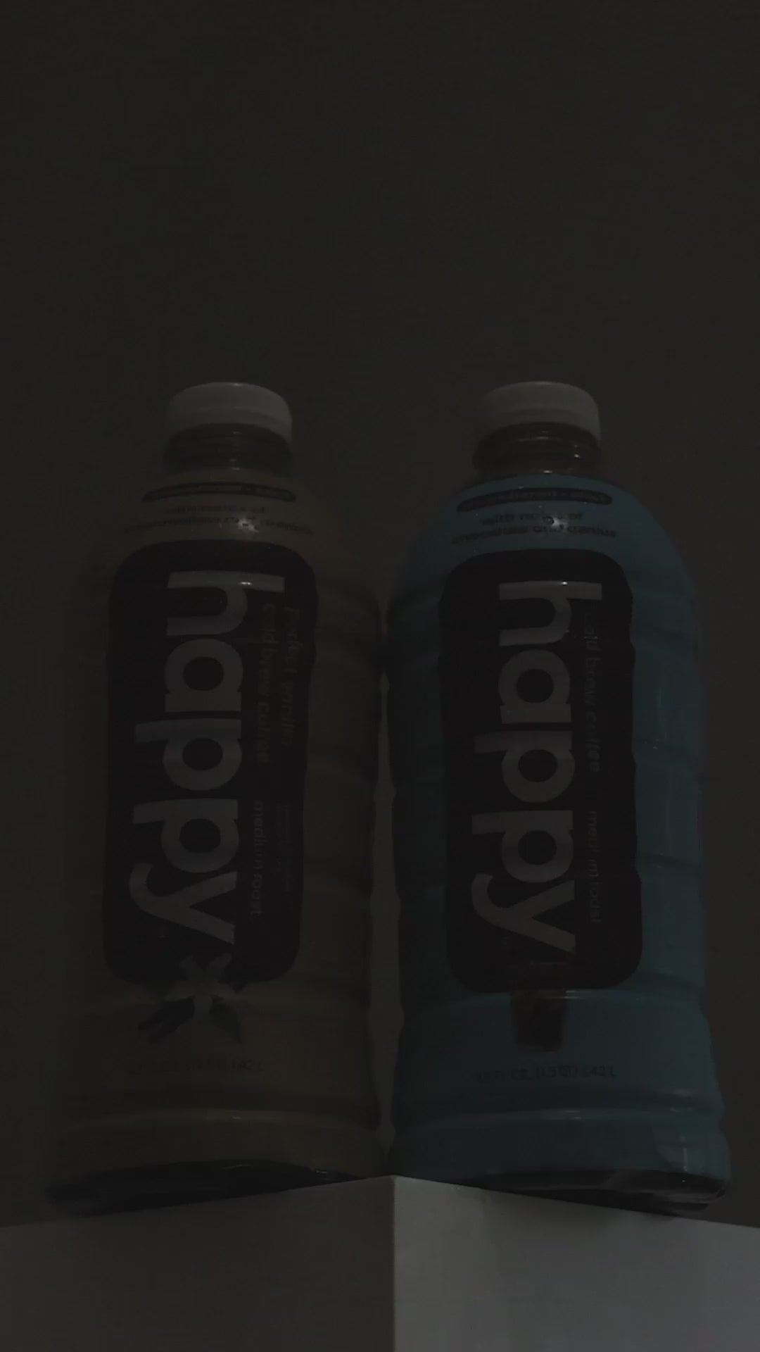 Video launch of happy 48 oz Cold Brew Coffes