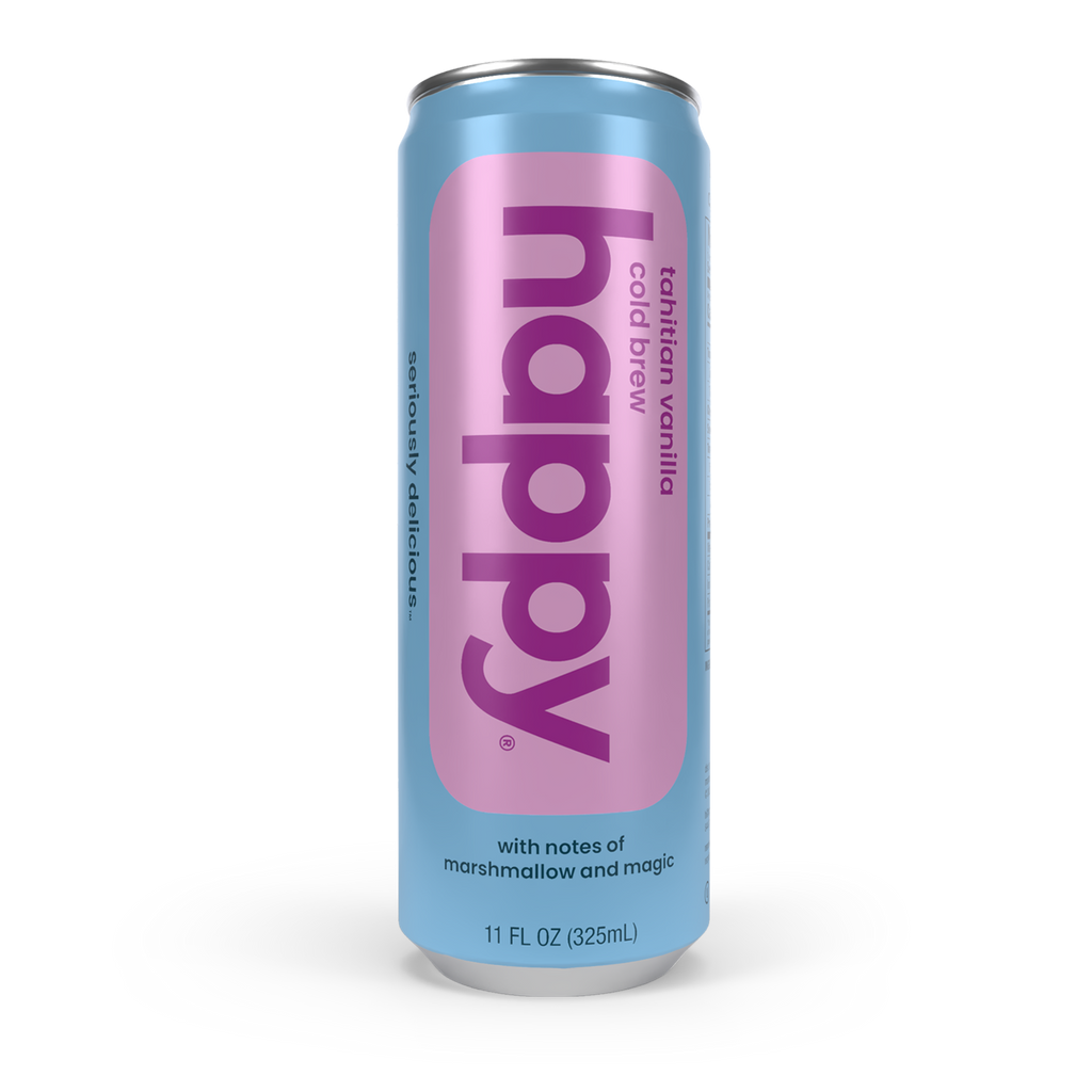 Can of Tahitian Vanilla Happy Cold Brew