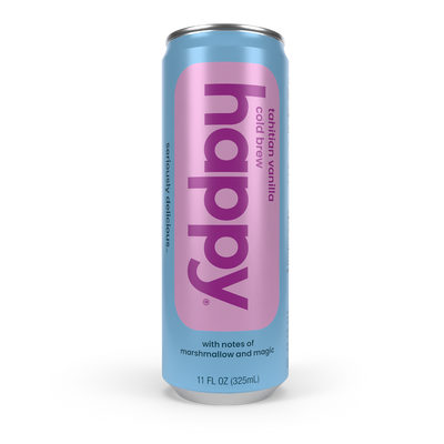 Can of Tahitian Vanilla Happy Cold Brew